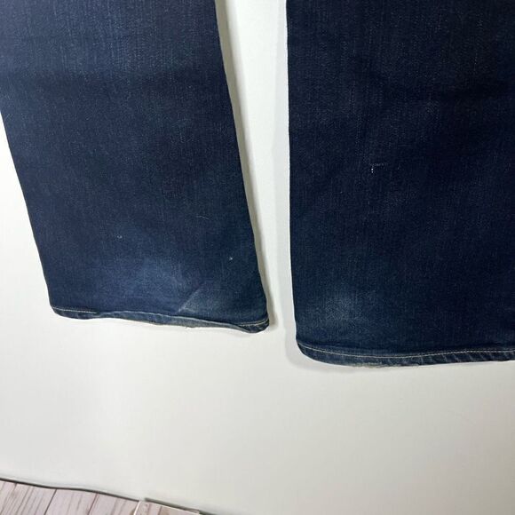 Paige Laurel Canyon Womens Denim Jeans Wide Leg Flared Blue Wash Size 26 - Picture 9 of 11